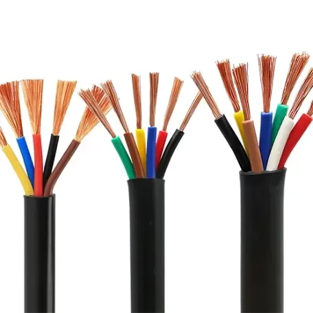 Multi-core PVC sheathed flexible copper cable in three core counts