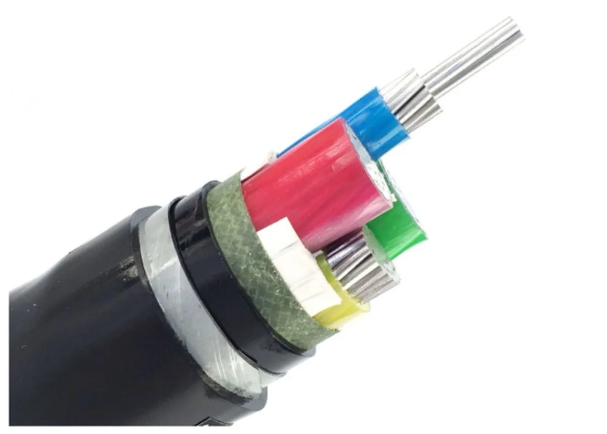 Aluminum conductor XLPE power cable with armour